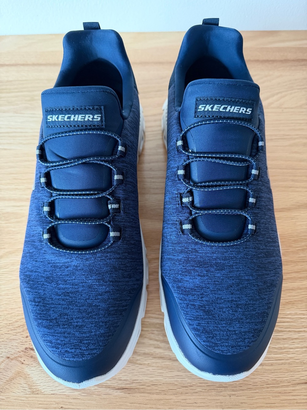 Skechers Men’s Navy Slip-On Athletic Sneakers NEW Size 12